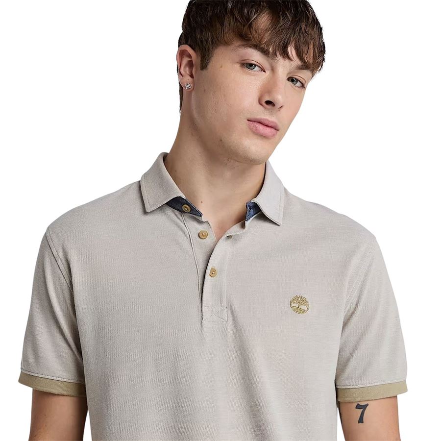 Polo Oxford a Maniche Corte Baboosic Brook da Uomo Timberland | TB0A6BWGDH4